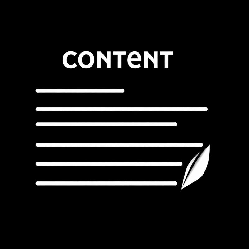 Organic Content Marketing geometric illustration