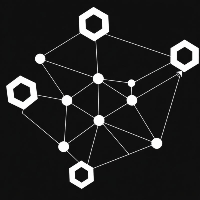 Social Media Advertising geometric illustration